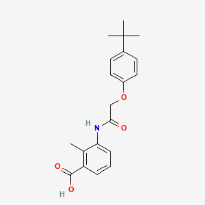 3-{[(4-tert-butylphenoxy)acetyl]amino}-2-methylbenzoic acid