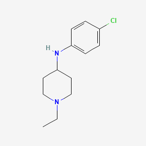 N-(4-chlorophenyl)-1-ethyl-4-piperidinamine