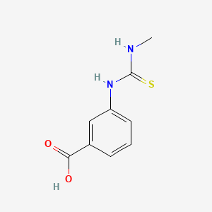 molecular formula C9H10N2O2S B5697377 3-{[(methylamino)carbonothioyl]amino}benzoic acid CAS No. 36639-87-9
