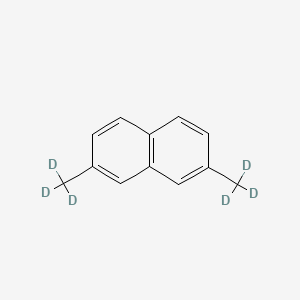 molecular formula C12H12 B569743 2,7-Di(methyl-d3)naphthalene CAS No. 29636-68-8