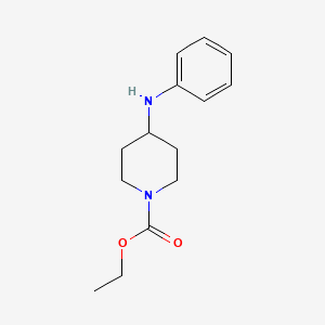 molecular formula C14H20N2O2 B569744 Ethyl 4-anilinopiperidine-1-carboxylate CAS No. 116512-92-6