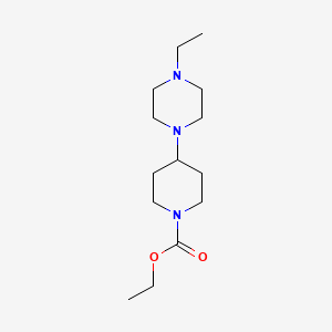 molecular formula C14H27N3O2 B5697593 Ethyl 4-(4-ethylpiperazin-1-yl)piperidine-1-carboxylate 
