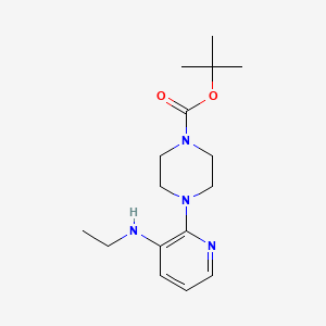 B569764 Tert-butyl 4-[3-(ethylamino)pyridin-2-yl]piperazine-1-carboxylate CAS No. 111669-26-2