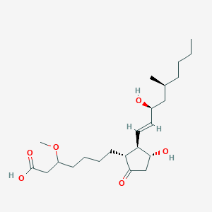 molecular formula C23H40O6 B569766 3-Methoxylimaprost CAS No. 1224443-96-2