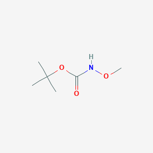 molecular formula C6H13NO3 B056977 Tert-butyl methoxycarbamate CAS No. 58377-44-9