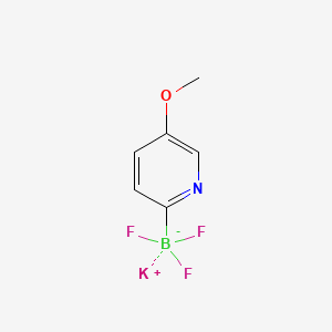 molecular formula C6H6BF3KNO B569802 Potassium 5-methoxypyridine-2-trifluoroborate CAS No. 1421347-21-8