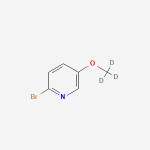 molecular formula C6H6BrNO B569808 2-Bromo-5-methoxypyridine-d3 CAS No. 1185315-90-5