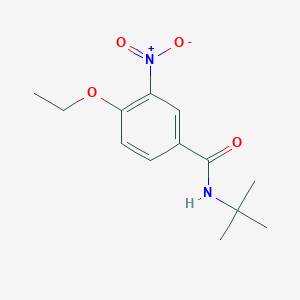 molecular formula C13H18N2O4 B5698118 N-tert-butyl-4-ethoxy-3-nitrobenzamide 