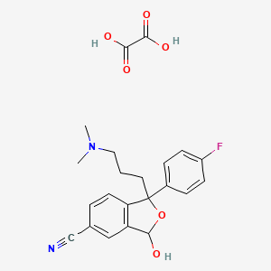 molecular formula C22H23FN2O6 B569825 3-Hydroxy Citalopram Oxalate CAS No. 1332724-03-4