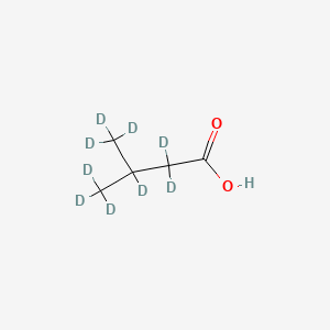 molecular formula C5H10O2 B569826 Isovaleric acid-d9 CAS No. 344298-81-3