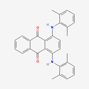 molecular formula C30H26N2O2 B5698299 1,4-Bis((2,6-dimethylphenyl)amino)anthraquinone CAS No. 7639-96-5