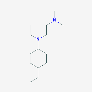 molecular formula C14H30N2 B5698445 N'-ethyl-N'-(4-ethylcyclohexyl)-N,N-dimethylethane-1,2-diamine 