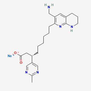 molecular formula C23H32N5NaO2 B569862 PVYBQZLETXOTGY-LMOVPXPDSA-M CAS No. 1187593-80-1