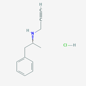 molecular formula C12H16ClN B056987 Desmethylselegiline hydrochloride CAS No. 115586-38-4