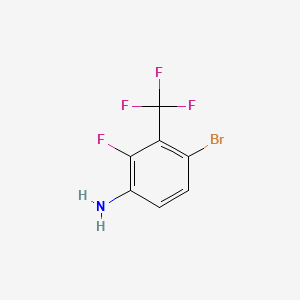 4-Bromo-2-fluoro-3-(trifluoromethyl)aniline