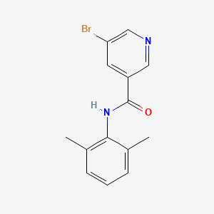 molecular formula C14H13BrN2O B5699181 5-bromo-N-(2,6-dimethylphenyl)pyridine-3-carboxamide 