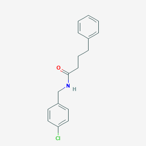 molecular formula C17H18ClNO B5699186 N-(4-chlorobenzyl)-4-phenylbutanamide 
