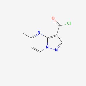 5,7-Dimethylpyrazolo[1,5-a]pyrimidine-3-carbonyl chloride
