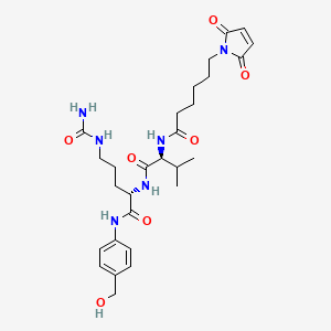 molecular formula C28H40N6O7 B569924 MC-Val-Cit-PAB (GMP) CAS No. 159857-80-4
