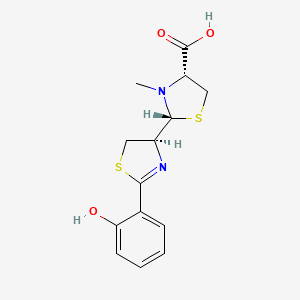 molecular formula C14H16N2O3S2 B569925 Neopyochelin II CAS No. 164104-34-1