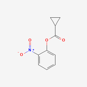 molecular formula C10H9NO4 B5699280 (2-Nitrophenyl) cyclopropanecarboxylate 