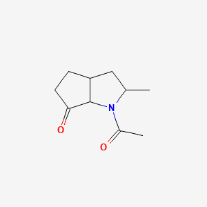 1-Acetyl-2-methylhexahydrocyclopenta[b]pyrrol-6(2H)-one
