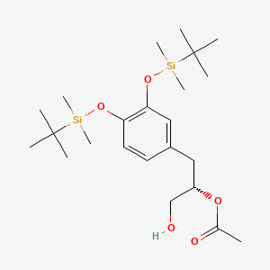 (2S)-[3,4-Bis[[(1,1-dimethylethyl)dimethylsilyl]oxy]phenyl]-1,2-propanediol