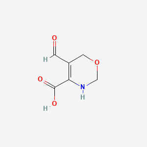 5-Formyl-3,6-dihydro-2H-1,3-oxazine-4-carboxylic acid