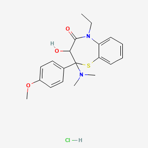 rac-cis-Desacetyl Diltiazem Hydrochloride