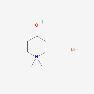 molecular formula C7H16BrNO B056996 1,1-Dimethylpiperidin-1-ium-4-ol;bromide CAS No. 1092120-53-0