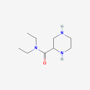 N,N-Diethylpiperazine-2-carboxamide