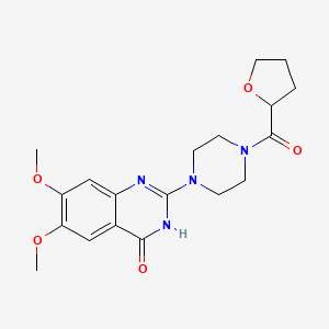 molecular formula C19H24N4O5 B569979 Desamino hydroxy terazosin CAS No. 1177261-73-2