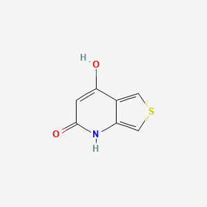 molecular formula C7H5NO2S B569980 Thieno[3,4-B]pyridine-2,4-diol CAS No. 124554-98-9