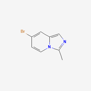 molecular formula C8H7BrN2 B569981 7-Bromo-3-methylimidazo[1,5-a]pyridine CAS No. 1379355-19-7