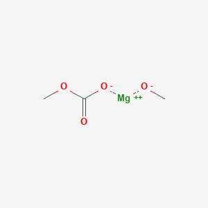 molecular formula C3H6MgO4 B056999 Methoxymagnesium methyl carbonate CAS No. 4861-79-4