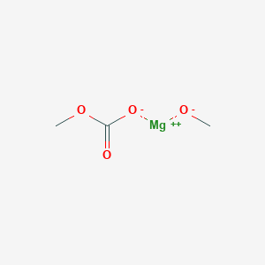 molecular formula C₃H₆MgO₄ B056999 Methoxymagnesium methyl carbonate CAS No. 4861-79-4