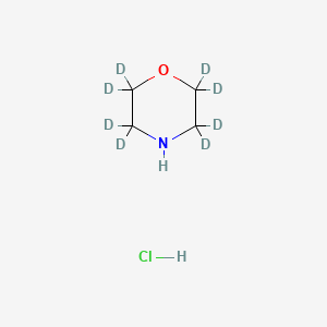molecular formula C4H10ClNO B569992 Morpholine-d8 Hydrochloride CAS No. 1107650-56-5