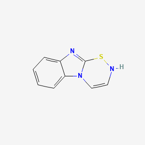 molecular formula C9H7N3S B569998 2H-[1,2,5]Thiadiazino[5,6-a]benzimidazole CAS No. 115760-61-7