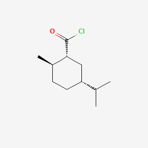 molecular formula C11H19ClO B570008 (1R,2R,5R)-2-Methyl-5-(propan-2-yl)cyclohexane-1-carbonyl chloride CAS No. 112321-33-2