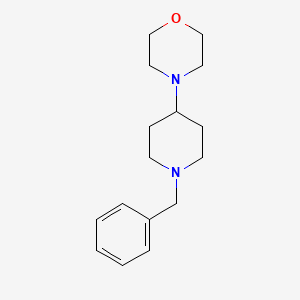 molecular formula C16H24N2O B5700109 4-(1-Benzylpiperidin-4-yl)morpholine 