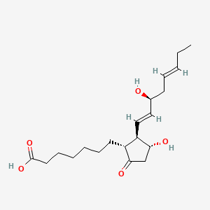 7-((1R,2R,3R)-3-Hydroxy-2-((S,1E,5E)-3-hydroxyocta-1,5-dien-1-yl)-5-oxocyclopentyl)heptanoic acid