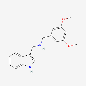 molecular formula C18H20N2O2 B5700241 N-(3,5-dimethoxybenzyl)(1H-indol-3-yl)methanamine 
