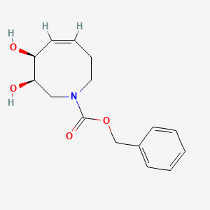 (3R,4S,Z)-Benzyl 3,4-dihydroxy-3,4,7,8-tetrahydroazocine-1(2H)-carboxylate