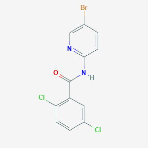 molecular formula C12H7BrCl2N2O B5700260 N-(5-bromopyridin-2-yl)-2,5-dichlorobenzamide 