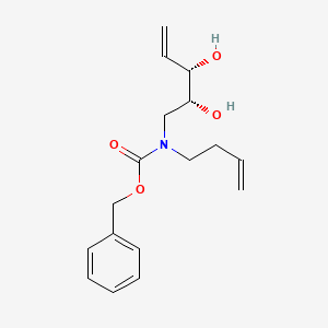 Benzyl but-3-en-1-yl((2R,3S)-2,3-dihydroxypent-4-en-1-yl)carbamate