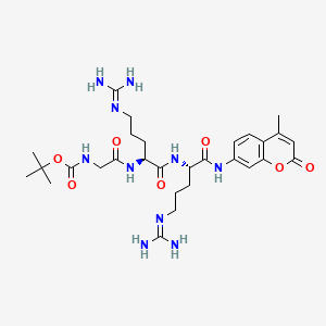 molecular formula C29H44N10O7 B570033 Boc-grr-amc 