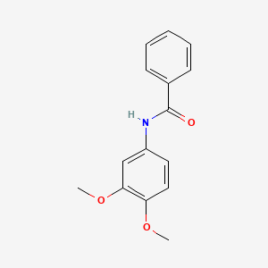 molecular formula C15H15NO3 B5700398 N-(3,4-dimethoxyphenyl)benzamide 