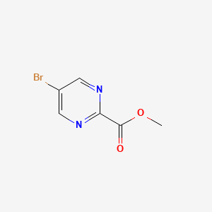 molecular formula C6H5BrN2O2 B570044 5-溴嘧啶-2-甲酸甲酯 CAS No. 89581-38-4