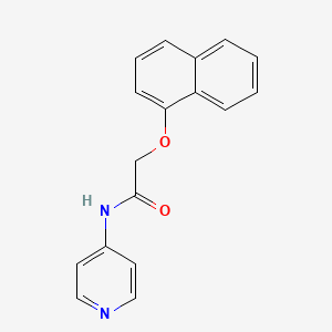 molecular formula C17H14N2O2 B5700612 2-(naphthalen-1-yloxy)-N-(pyridin-4-yl)acetamide 