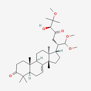 molecular formula C33H54O6 B570068 Aphagranin A 